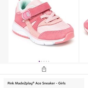 Pink made2play stride rite 8.5xw